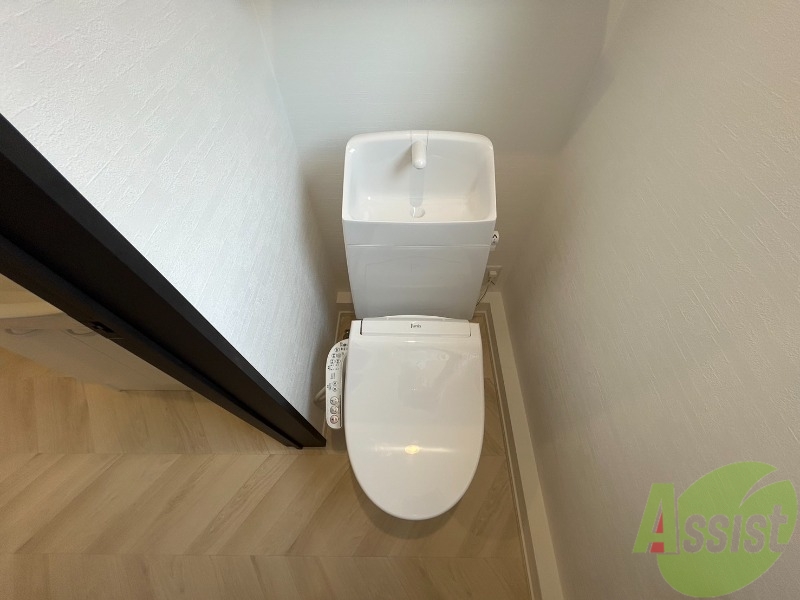 トイレ　トイレにはウォシュレト機能がついています。