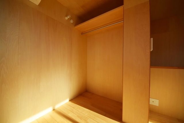 収納　収納はオープンクローゼット
