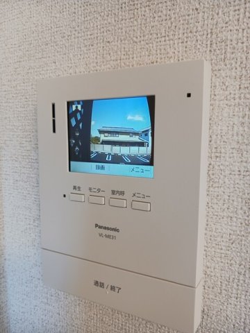 セキュリティ　モニター付きインターホンです