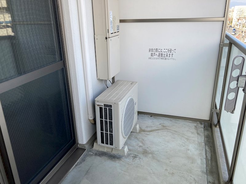 バルコニー　同タイプ別部屋写真掲載。