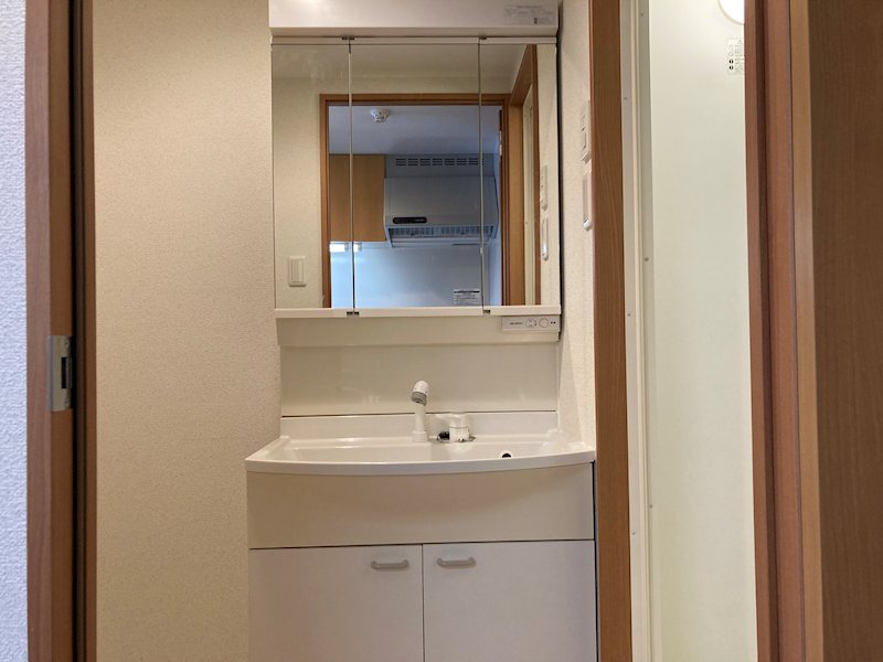 洗面設備　同タイプ別部屋写真掲載。