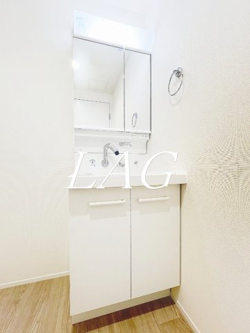 洗面設備　洗面台です。