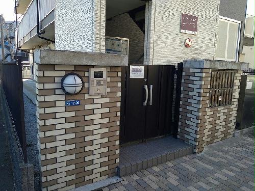 エントランス　オートロックゲート設置