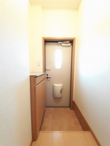 玄関　明るい玄関です