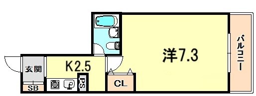 1K Mansion in Hyogo-ku, Kobe, Hyogo — photo 2 of 3