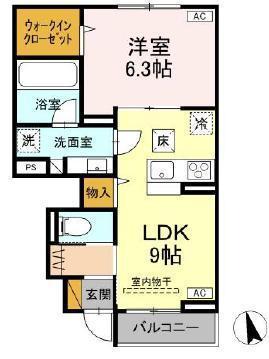 D-Invest田宮の間取り写真
