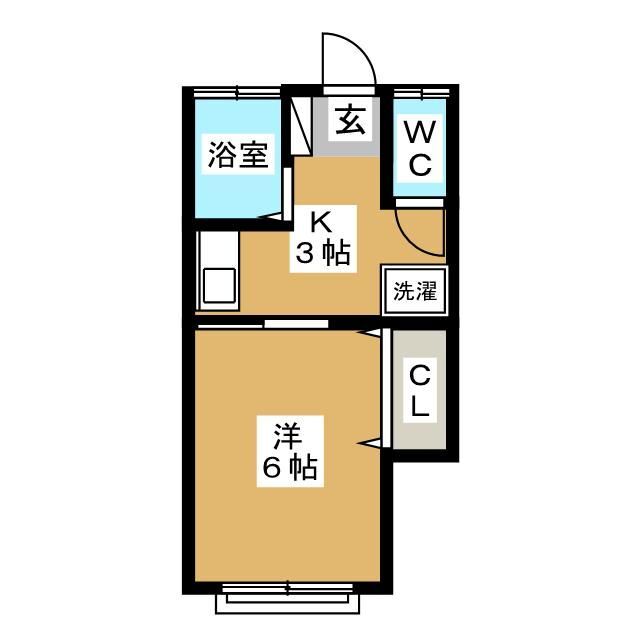 かおりコーポの間取り写真