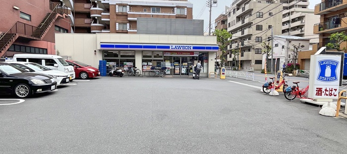 コンビニ　ローソン　墨田江東橋五丁目店（コンビニ）まで190m