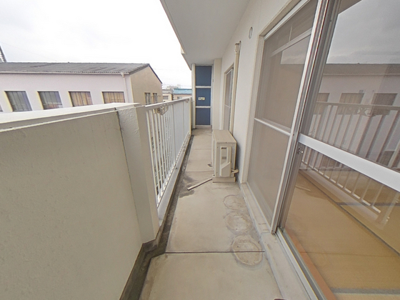 バルコニー　※別部屋の写真です