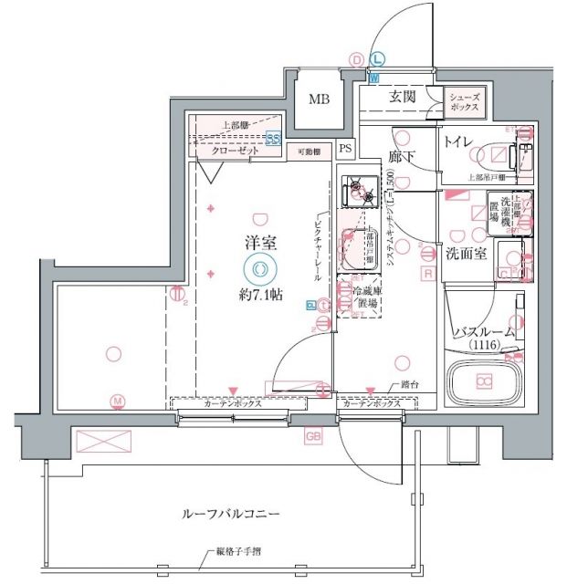 クレヴィスタ高砂IIの間取り写真