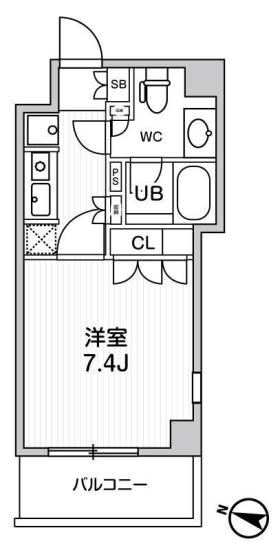 ディームス麻布狸穴町の間取り写真