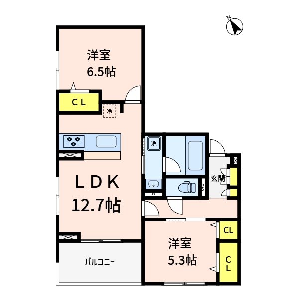 ＪＲ日豊本線 国分駅 徒歩12分 3階建 新築の間取り写真