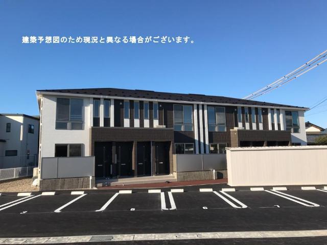 春江町針原新築アパートの外観写真