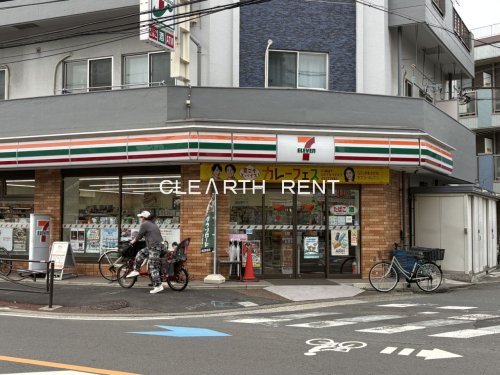 コンビニ　セブンイレブン 川崎武蔵中原駅北口店（コンビニ）まで417m