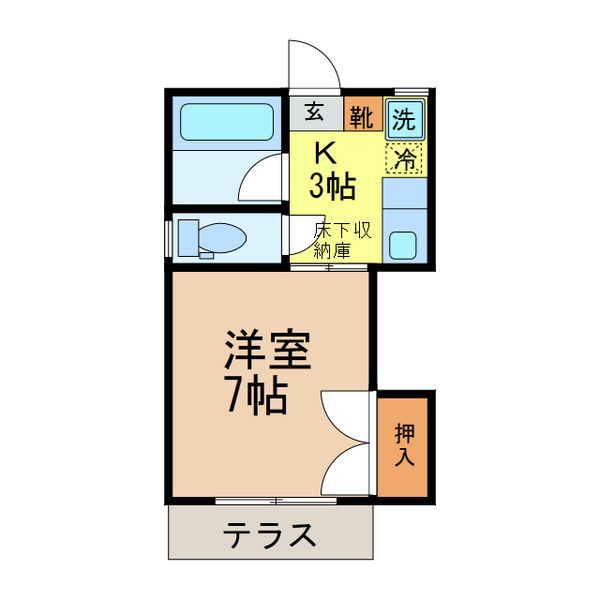 ベルエポック御幸ヶ原の間取り写真