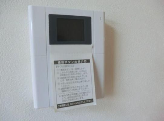 セキュリティ　訪問者の顔を確認できるTVモニタインターホン♪
