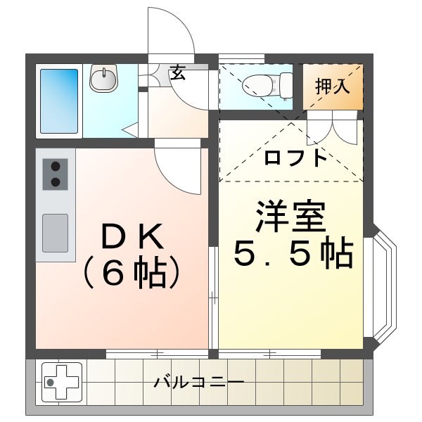 コリーヌ塩屋の間取り写真