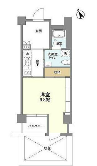 ガーデン原宿の間取り写真