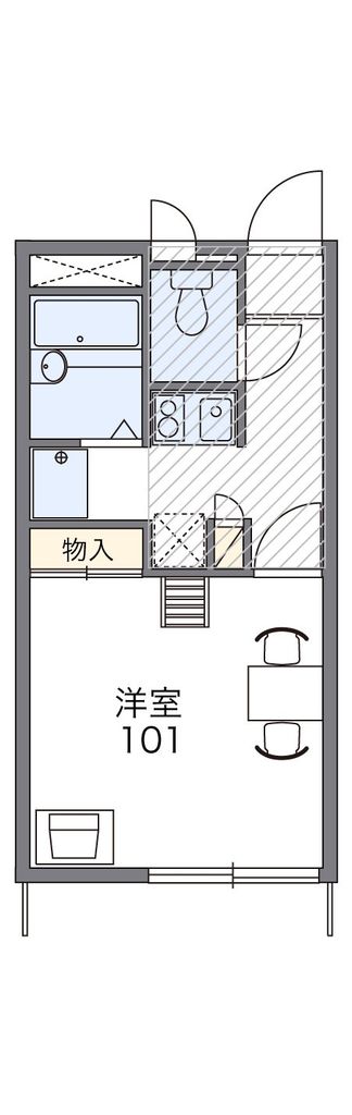 レオパレスFuruyaの間取り写真