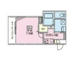 ＪＲ横須賀線 新川崎駅 徒歩12分 3階建 築5年の間取り写真