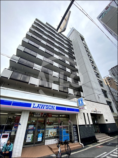 建物外観　おおきに長堀橋鰻谷北サニーアパートメント　外観