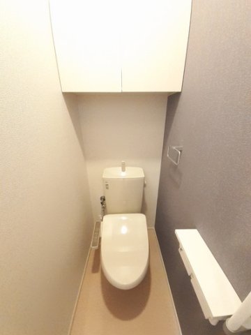 トイレ　ゆったりとした空間のトイレです