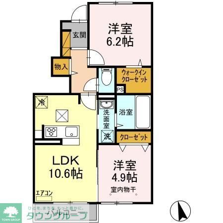 田園ドミール Iの間取り写真