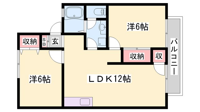 ユートピアSKの間取り写真