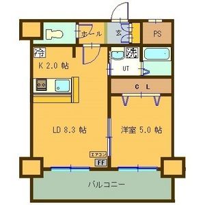 サンコート本通ガーデンヒルズの間取り