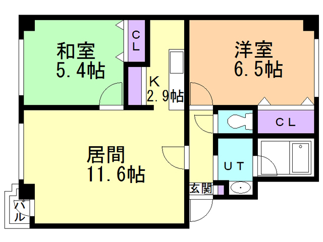 サンドエルの間取り