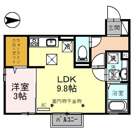 クレシア山総IIの間取り