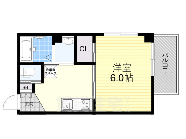 吹田市高城町のマンションの間取り