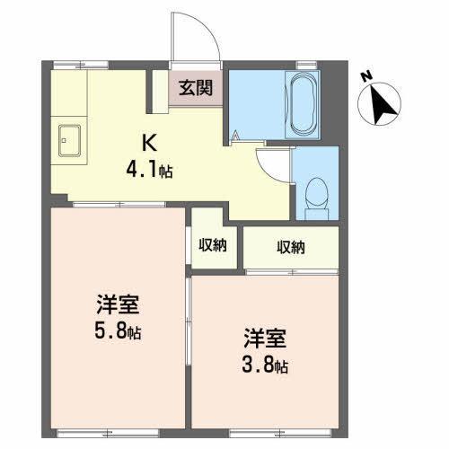 タウニィ本通りの間取り