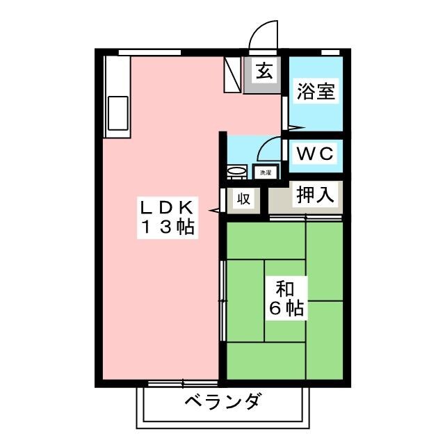 パープルタウンIの間取り