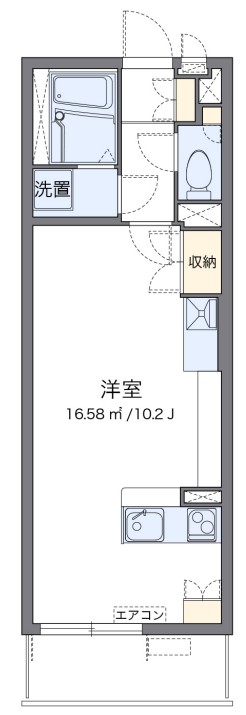 【川崎市幸区南加瀬のマンションの間取り】