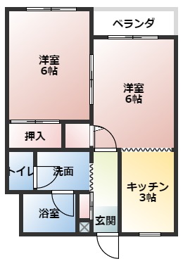 グランディ本江Iの間取り