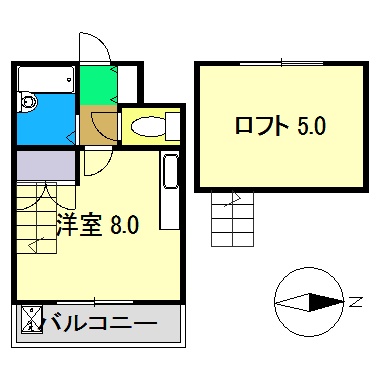 宮本ハイツの間取り