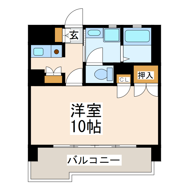 シティマンション新屋敷の間取り