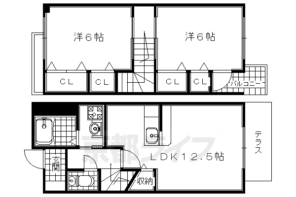 コモドカーサの間取り