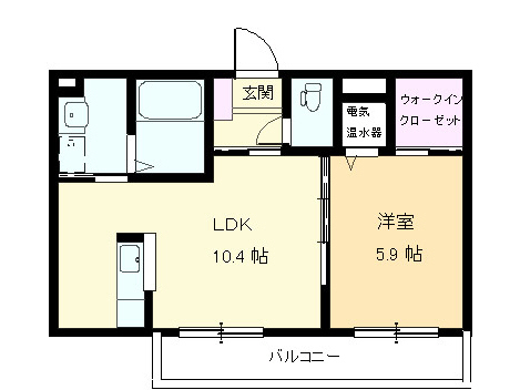 シャーメゾンZenの間取り