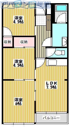 新潟市秋葉区秋葉のマンションの間取り