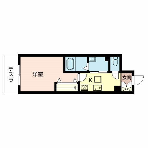 東大阪市菱屋西のマンションの間取り