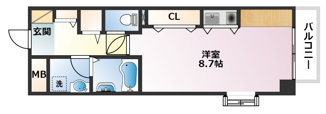 フレックス芦屋の間取り