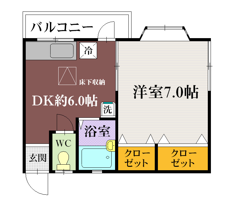 Pocketの間取り