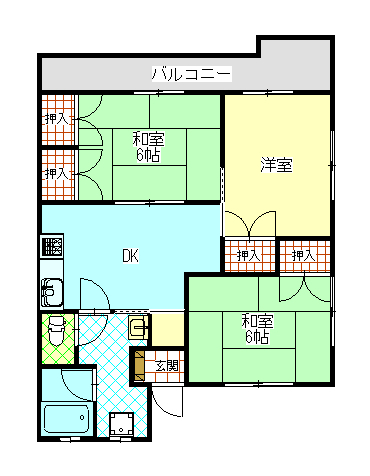 ウエストヒルズの間取り