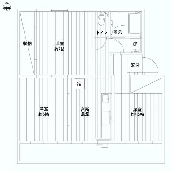 東逗子第二団地９号棟の間取り