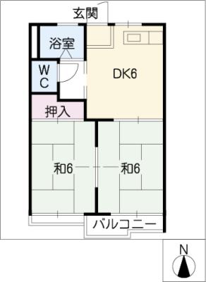 フォーブル大針の間取り