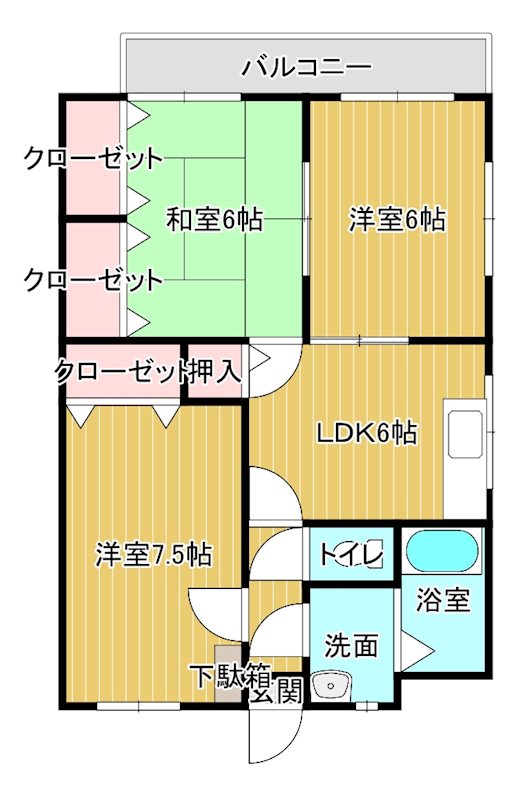 ユーミーＫＮＫハイツの間取り