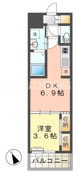 meLiV三好ケ丘の間取り