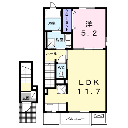 アイリグNの間取り